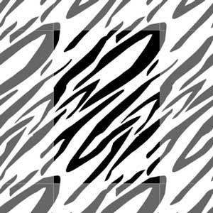 Трафарет О-016 Шкура зебры имитация